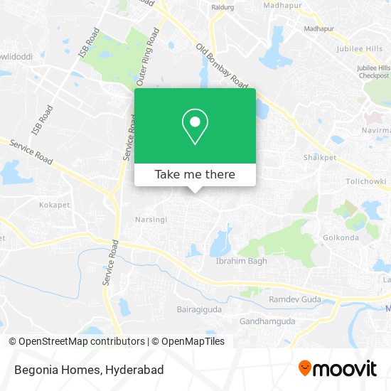 Begonia Homes map