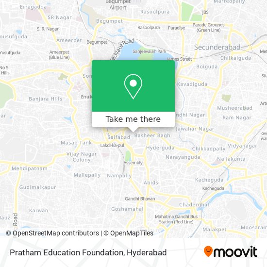 Pratham Education Foundation map