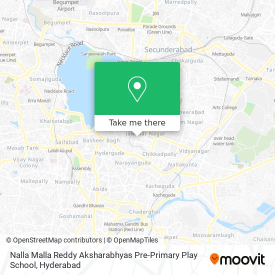 Nalla Malla Reddy Aksharabhyas Pre-Primary Play School map