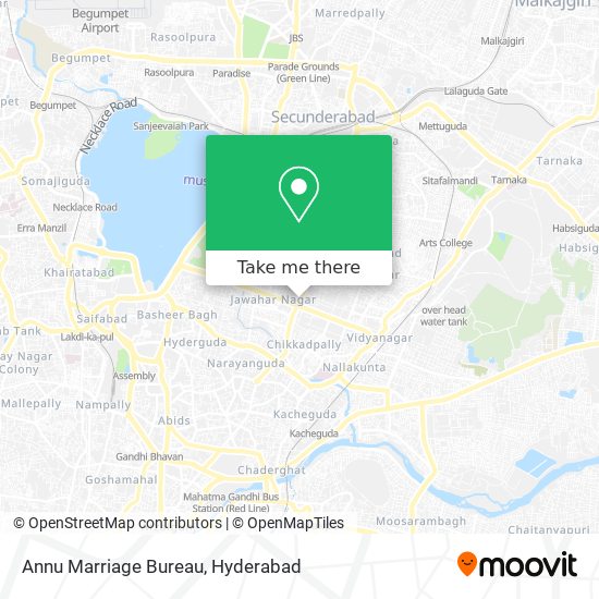 Annu Marriage Bureau map