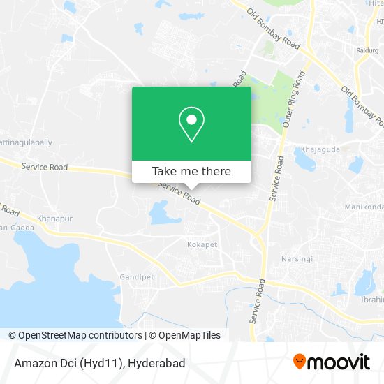 Amazon Dci (Hyd11) map