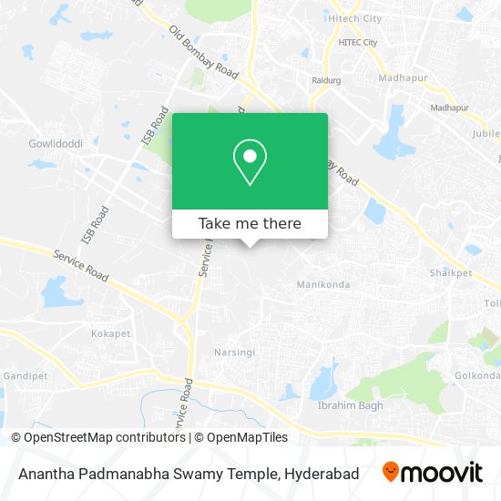 Anantha Padmanabha Swamy Temple map