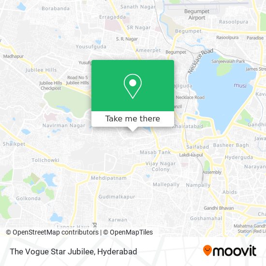 The Vogue Star Jubilee map