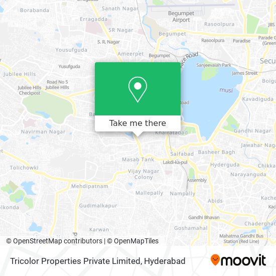 Tricolor Properties Private Limited map