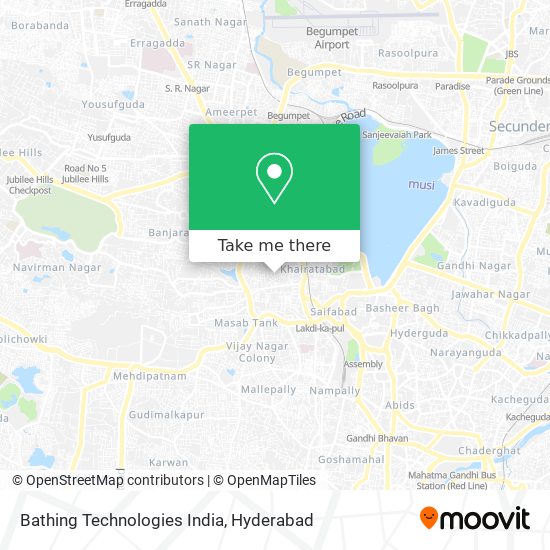 Bathing Technologies India map