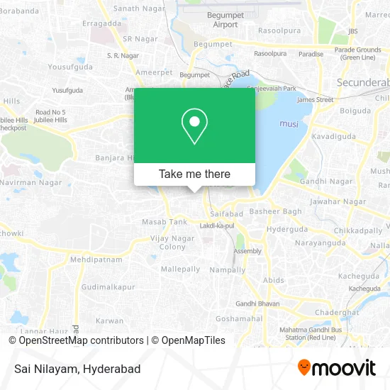 Sai Nilayam map