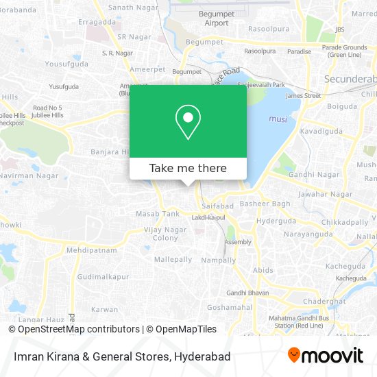 Imran Kirana & General Stores map