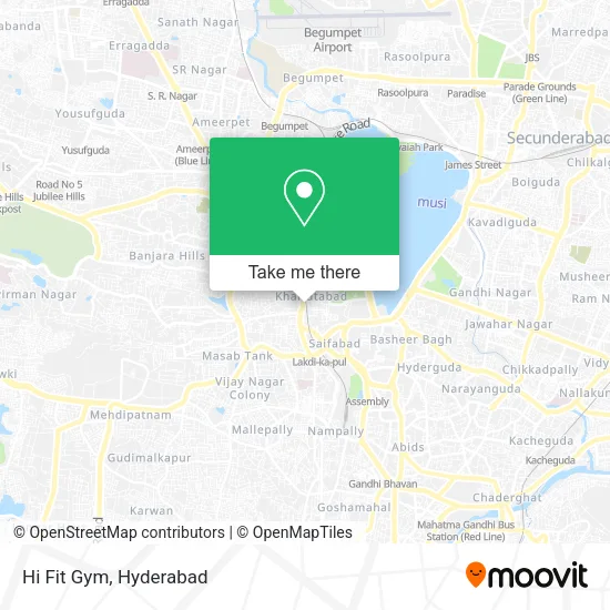 Hi Fit Gym map