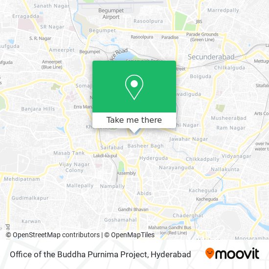 Office of the Buddha Purnima Project map