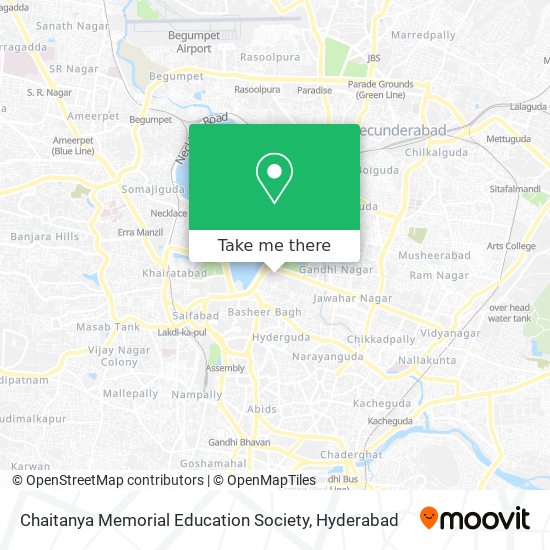 Chaitanya Memorial Education Society map