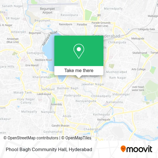 Phool Bagh Community Hall map