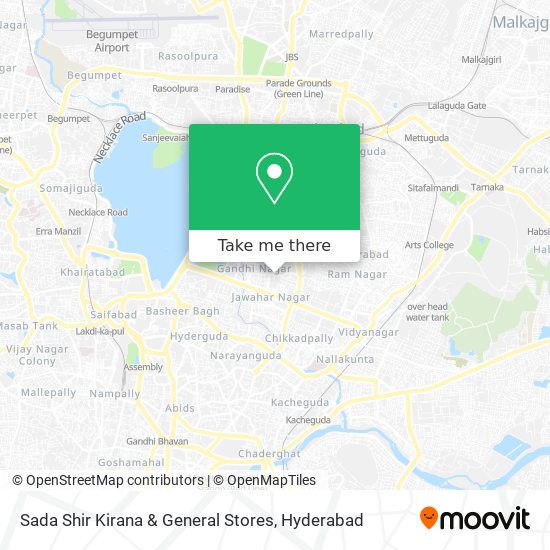 Sada Shir Kirana & General Stores map