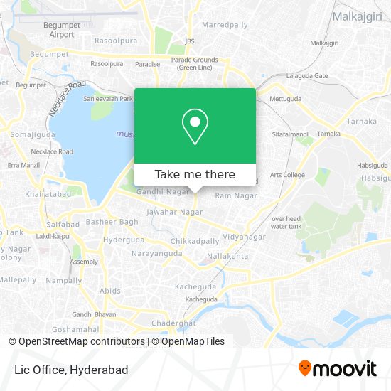 Lic Office map