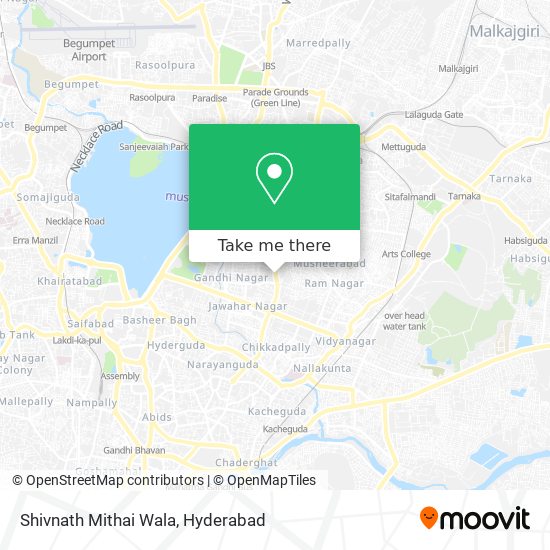 Shivnath Mithai Wala map