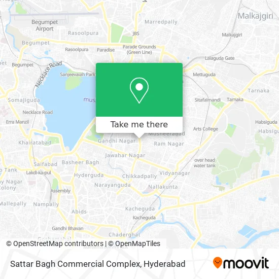 Sattar Bagh Commercial Complex map