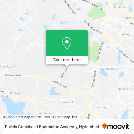 Pullela Gopichand Badminton Academy map