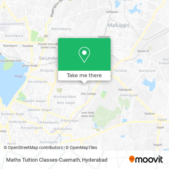 Maths Tuition Classes-Cuemath map