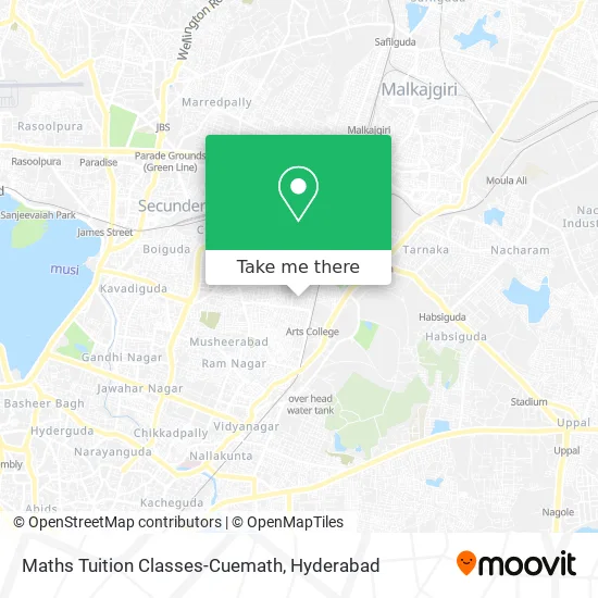 Maths Tuition Classes-Cuemath map