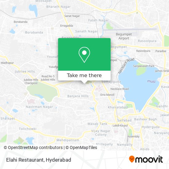 Elahi Restaurant map