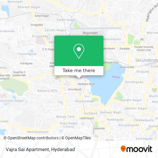 Vajra Sai Apartment map