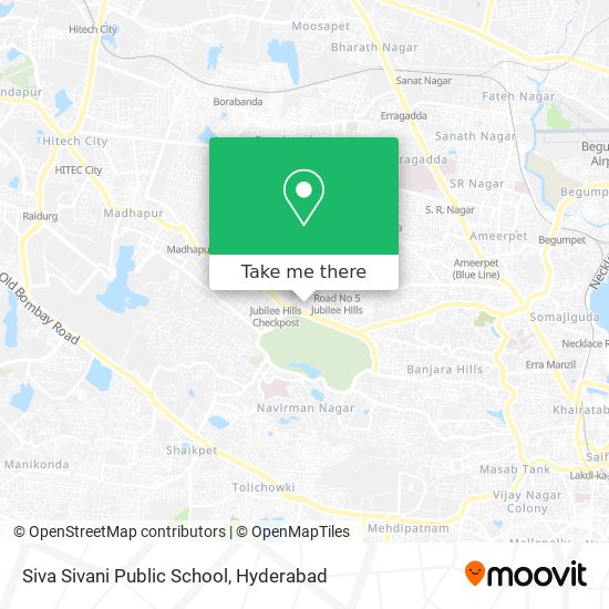 Siva Sivani Public School map