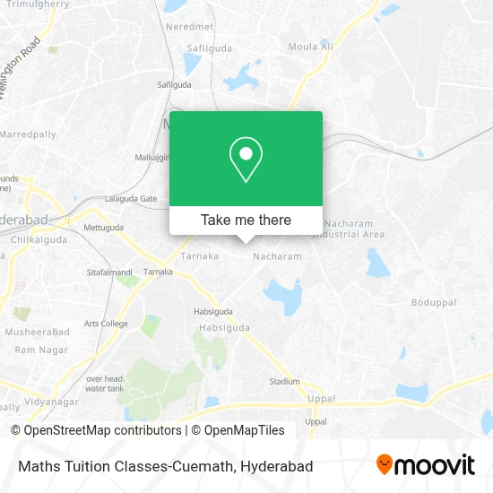 Maths Tuition Classes-Cuemath map