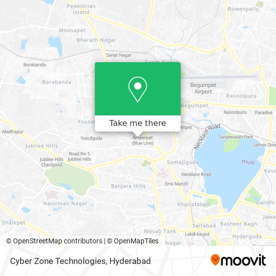Cyber Zone Technologies map