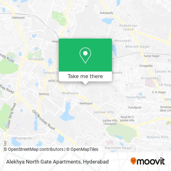 Alekhya North Gate Apartments map