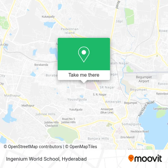Ingenium World School map