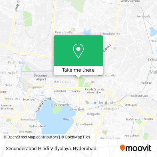 Secunderabad Hindi Vidyalaya map