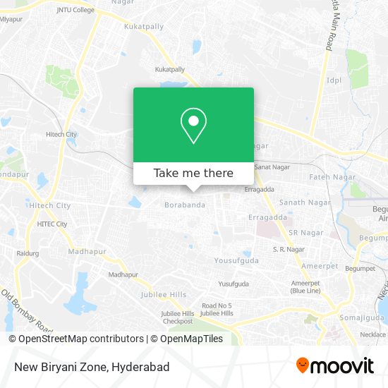 New Biryani Zone map