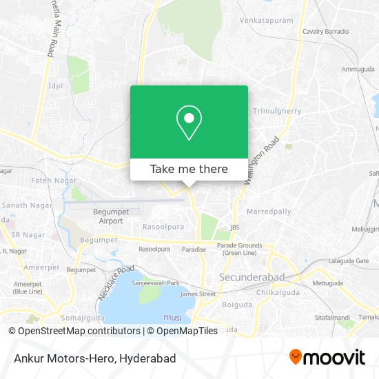 Ankur Motors-Hero map