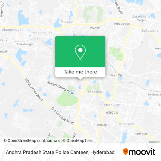Andhra Pradesh State Police Canteen map