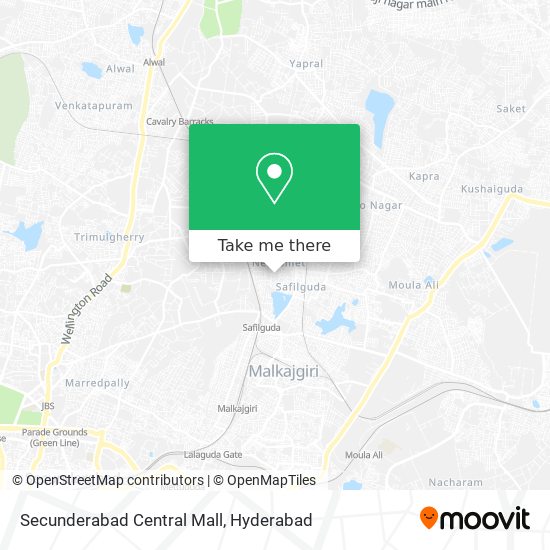 Secunderabad Central Mall map