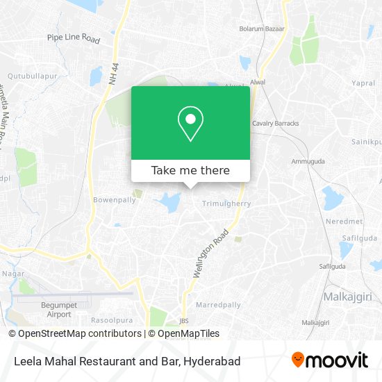 Leela Mahal Restaurant and Bar map