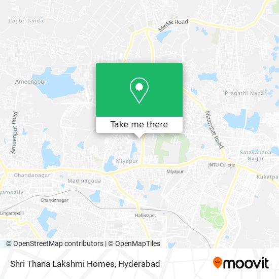 Shri Thana Lakshmi Homes map