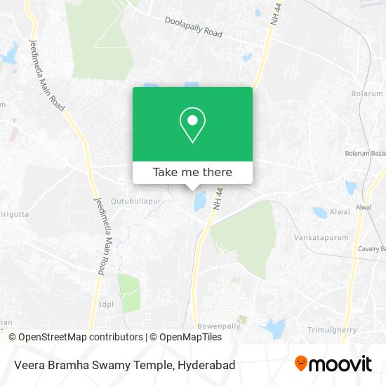 Veera Bramha Swamy Temple map