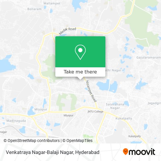 Venkatraya Nagar-Balaji Nagar map