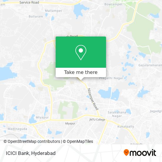 ICICI Bank map