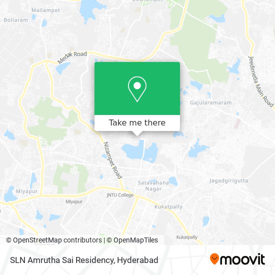 SLN Amrutha Sai Residency map