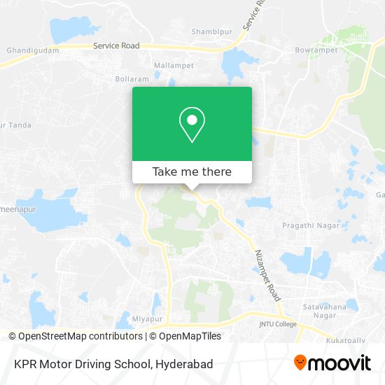 KPR Motor Driving School map