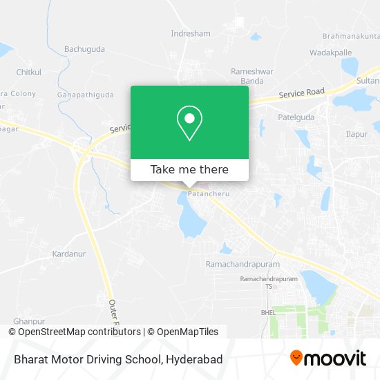 Bharat Motor Driving School map