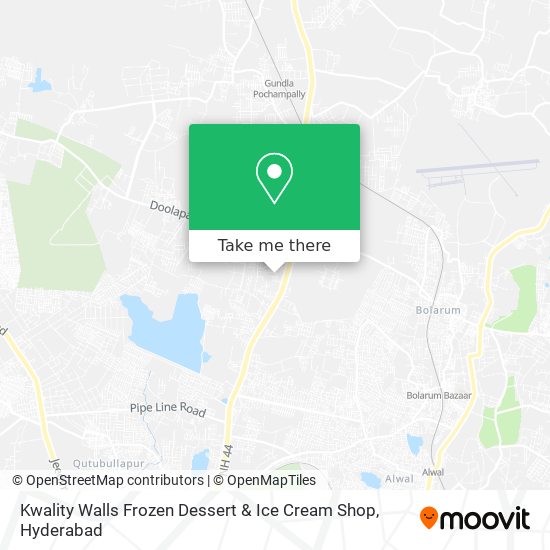 Kwality Walls Frozen Dessert & Ice Cream Shop map
