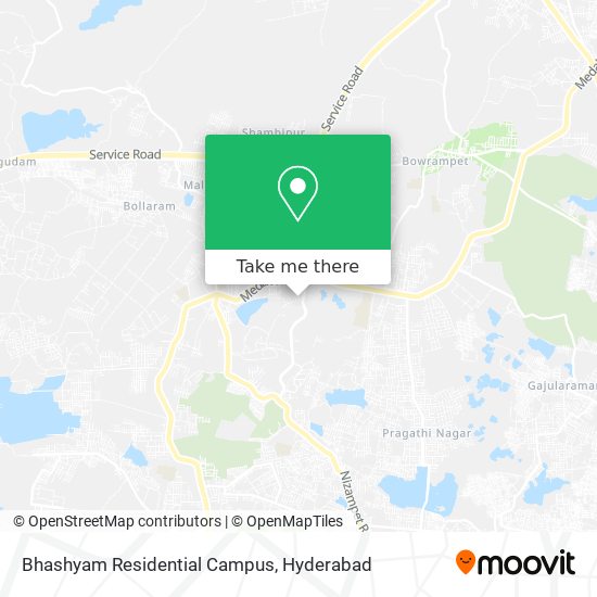 Bhashyam Residential Campus map