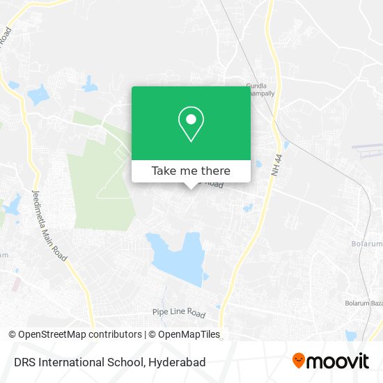 DRS International School map