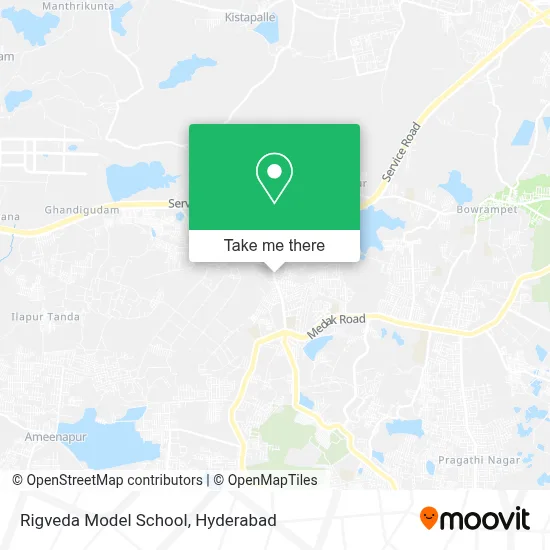 Rigveda Model School map