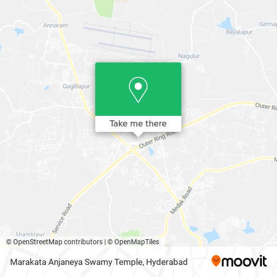 Marakata Anjaneya Swamy Temple map