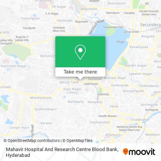 Mahavir Hospital And Research Centre Blood Bank map