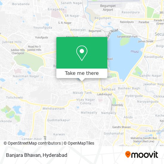 Banjara Bhavan map