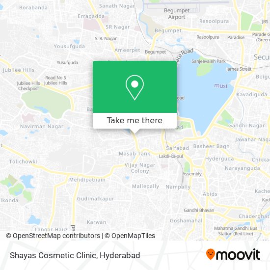 Shayas Cosmetic Clinic map